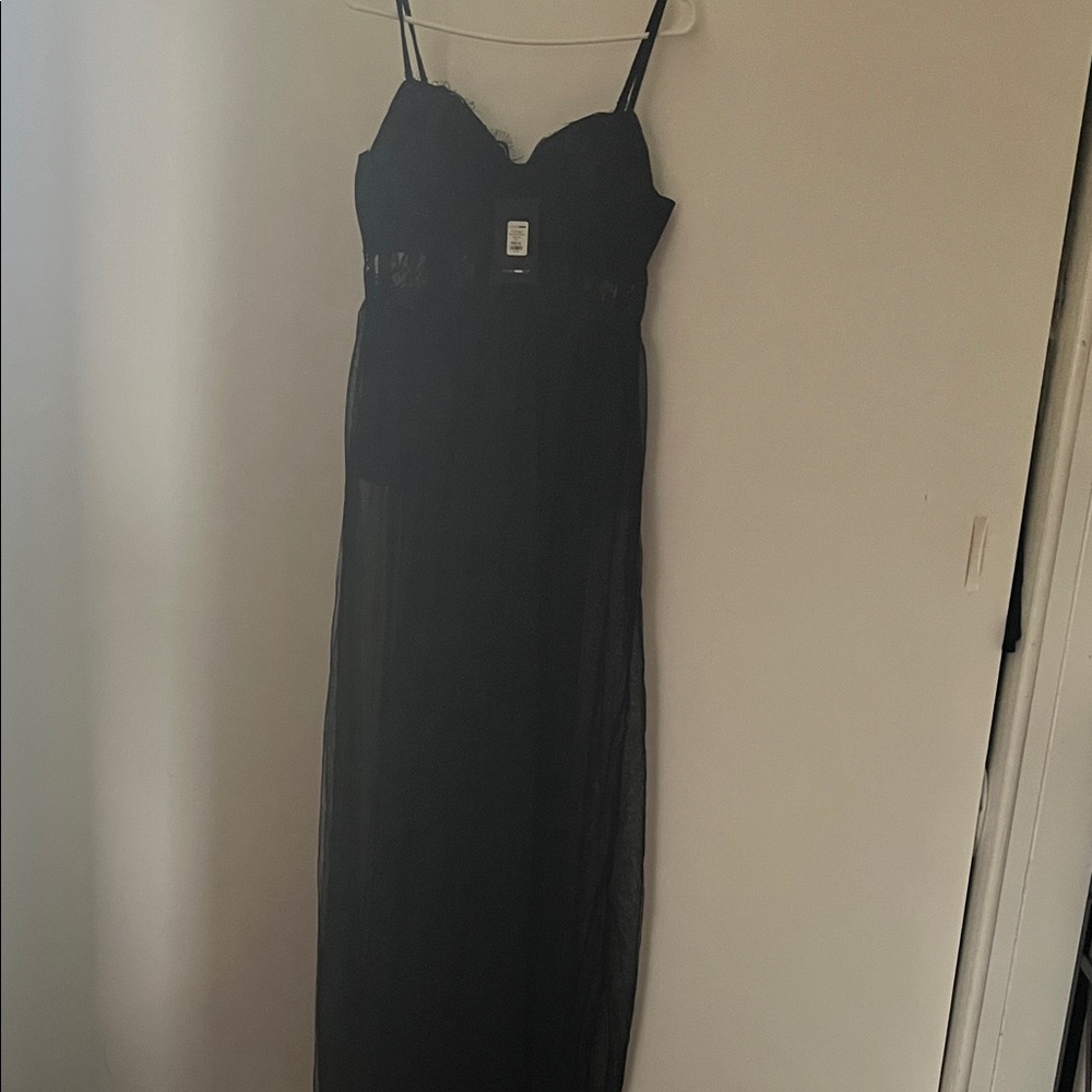 Fashion Nova Black Maxi Dress